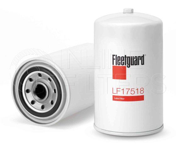 Fleetguard LF17518. Lube Filter. Main Cross Reference is Mitsubishi ME228898. Fleetguard Part Type: LF.