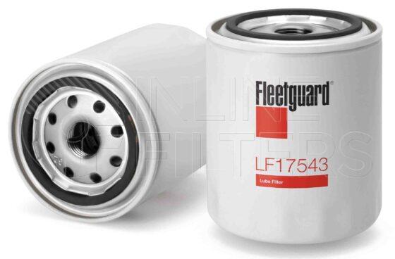 Fleetguard LF17543. Lube Filter. Main Cross Reference is Kubota HHK7014070. Fleetguard Part Type: LF.
