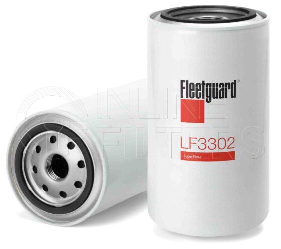 Fleetguard LF3302. Lube Filter. Main Cross Reference is White 169019A. Fleetguard Part Type: LF_SPIN.