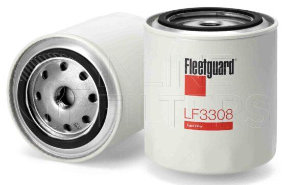 Fleetguard LF3308. Lube Filter. Main Cross Reference is Case IHC 538836R1. Fleetguard Part Type: LF_SPIN.