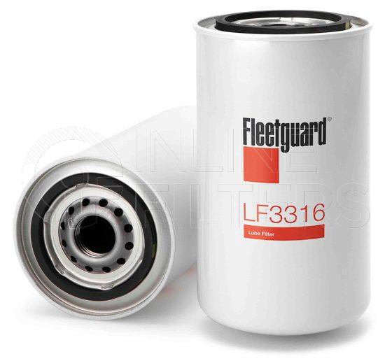 Fleetguard LF3316. Lube Filter Product – Brand Specific Fleetguard – Spin On Product Fleetguard filter product Lube Filter. For Upgrade use LF3559. Main Cross Reference is Case IHC 675616C91. Fleetguard Part Type LFSPINFL