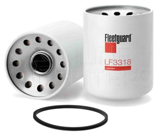 Fleetguard LF3318. Lube Filter. Main Cross Reference is Steiger 18498. Fleetguard Part Type: LF_SPIN.