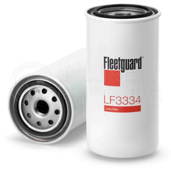 Fleetguard LF3334. Lube Filter. Main Cross Reference is Nissan 15209Y7502. Fleetguard Part Type: LFSPINFL.