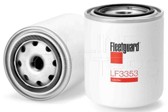 Fleetguard LF3353. Lube Filter. Main Cross Reference is Ford D8NN6714GA. Fleetguard Part Type: LF_SPIN.