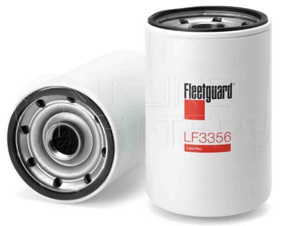 Fleetguard LF3356. Lube Filter. Main Cross Reference is Rolls Royce CV2473. Fleetguard Part Type: LF_SPIN.