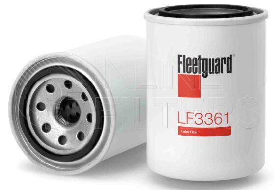 Fleetguard LF3361. Lube Filter. Main Cross Reference is Thermoking 115522. Fleetguard Part Type: LFSPINFL.