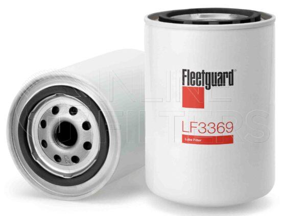 Fleetguard LF3369. Lube Filter. Main Cross Reference is Ford E3TZ6731C. Fleetguard Part Type: LF_SPIN.