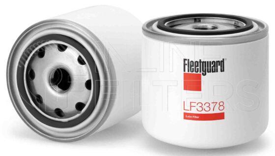 Fleetguard LF3378. Lube Filter. Main Cross Reference is Renault 7701008698. Fleetguard Part Type: LF_SPIN.