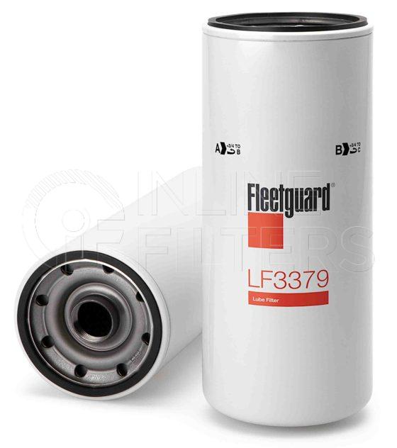 Fleetguard LF3379. Lube Filter Product – Brand Specific Fleetguard – Spin On Product Fleetguard filter product Lube Filter. For Standard version use LF16101. For Upgrade use LF9667. Main Cross Reference is Vermeer 102379001. Fleetguard Part Type: LFSPINFL. Comments: Synthetic Media Version