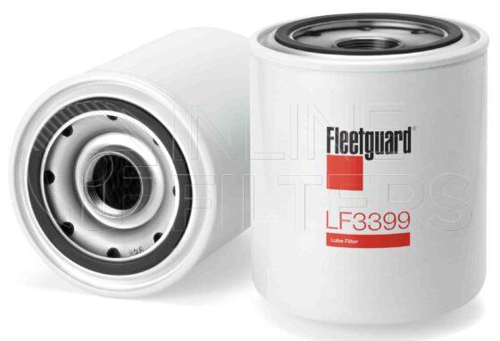 Fleetguard LF3399. Lube Filter. Main Cross Reference is Toyota 1560168010. Fleetguard Part Type: LF_SPIN.