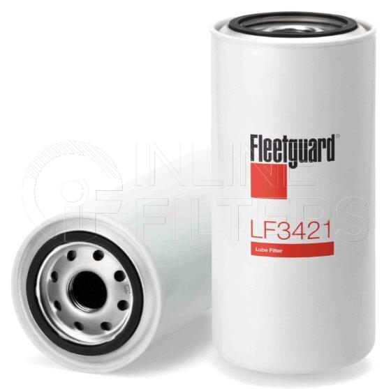 Fleetguard LF3421. Lube Filter. Main Cross Reference is Case IHC 1808946C1. Fleetguard Part Type: LF_SPIN.