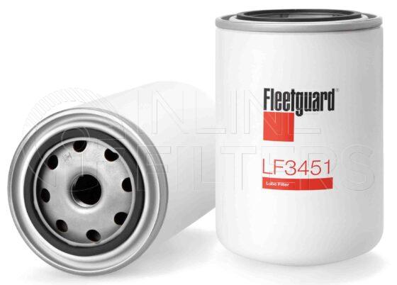 Fleetguard LF3451. Lube Filter. Main Cross Reference is VAG 68115561B. Fleetguard Part Type: LF_SPIN.