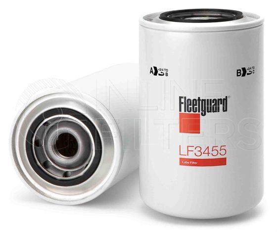 Fleetguard LF3455. Lube Filter. Main Cross Reference is Case IHC 1811953C1. Fleetguard Part Type: LFSPINFL.