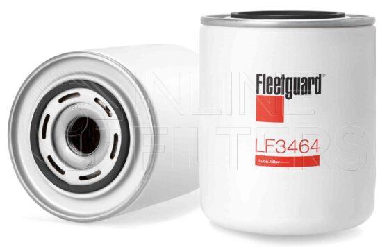 Fleetguard LF3464. Lube Filter. Main Cross Reference is Volvo 471034. Fleetguard Part Type: LF_SPIN.
