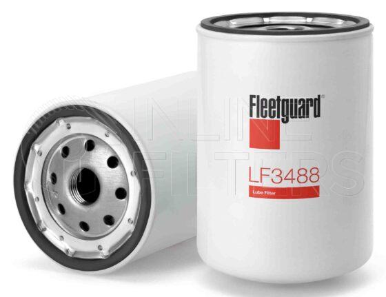 Fleetguard LF3488. Lube Filter Product – Brand Specific Fleetguard – Spin On Product Fleetguard filter product Lube Filter. For Standard version use LF651. Main Cross Reference is Donaldson P166564. Fleetguard Part Type: LF_SPIN. Comments: Synthetic Media Version