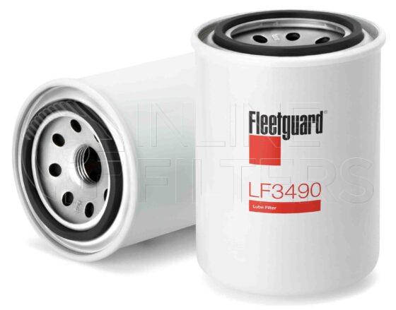 Fleetguard LF3490. Lube Filter. Main Cross Reference is Kubota 1542632430. Fleetguard Part Type: LF_SPIN.