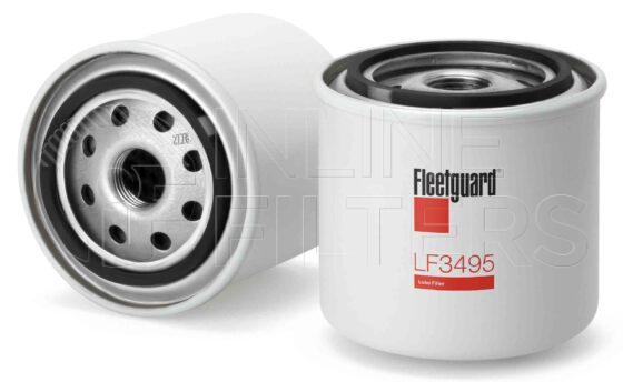 Fleetguard LF3495. Lube Filter. Main Cross Reference is Toyota 1560113011. Fleetguard Part Type: LF_SPIN.
