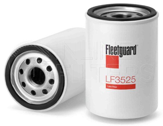 Fleetguard LF3525. Lube Filter. Main Cross Reference is Onan 122060201. Fleetguard Part Type: LF_SPIN.
