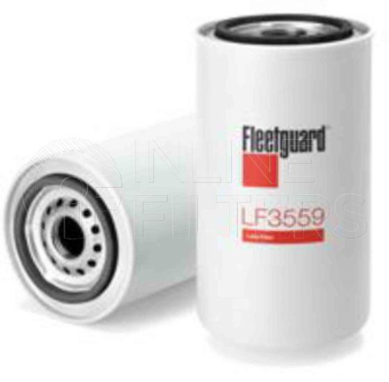 Fleetguard LF3559. Lube Filter Product – Brand Specific – Fleetguard Lube Filter. For Standard version use LF3316. For Upgrade use LF3919. Fleetguard Part Type: LFSPINFL