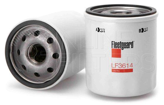 Fleetguard LF3614. Lube Filter. Main Cross Reference is Toyota 9091503001. Fleetguard Part Type: LF_SPIN.
