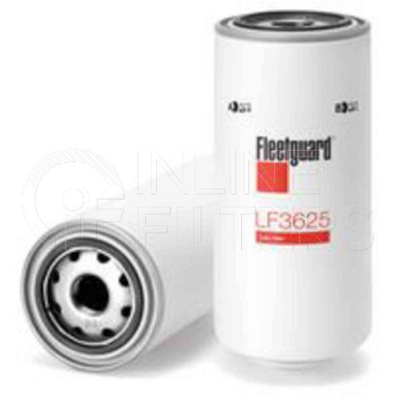 Fleetguard LF3625. Lube Filter Product – Brand Specific Fleetguard – Spin On Product Fleetguard filter product Lube Filter. Fleetguard Part Type: LF_SPIN. Comments: Same as LF4054 with a removal nut welded on shell