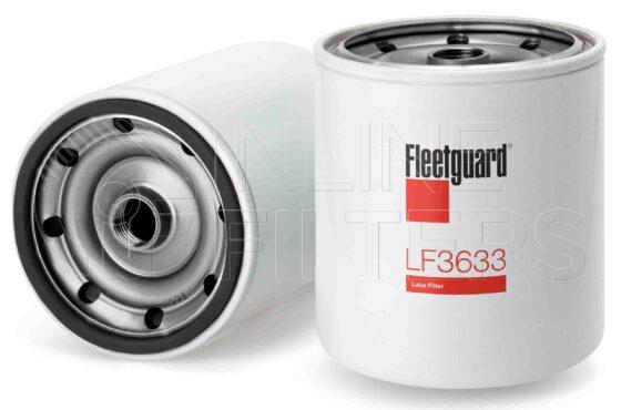Fleetguard LF3633. Lube Filter. Main Cross Reference is Donaldson P551264. Fleetguard Part Type: LF_SPIN.