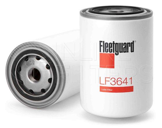 Fleetguard LF3641. Lube Filter Product – Brand Specific Fleetguard – Spin On Product Fleetguard filter product Lube Filter. Main Cross Reference is Thermoking 116228. Fleetguard Part Type: LFSPINBY. Comments: By-pass filter