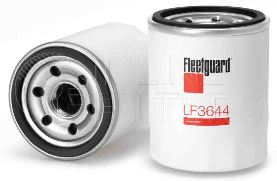 Fleetguard LF3644. Lube Filter Product – Brand Specific Fleetguard – Spin On Product Fleetguard filter product Lube Filter. Main Cross Reference is Hitachi 4294841. Flow Direction: Outside In. Fleetguard Part Type: LF_SPIN