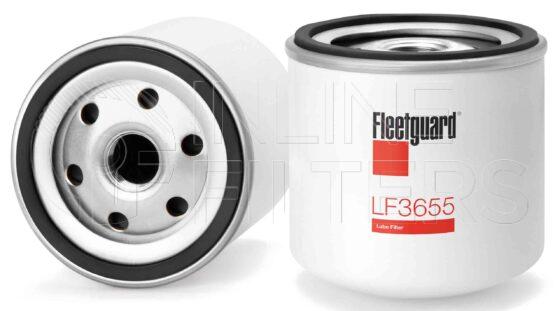 Fleetguard LF3655. Lube Filter Product – Brand Specific Fleetguard – Spin On Product Fleetguard filter product Lube Filter. Main Cross Reference is Ford 914F6714AA. Flow Direction: Outside In. Fleetguard Part Type: LF_SPIN