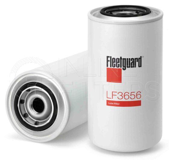 Fleetguard LF3656. Lube Filter. For Standard version use LF3346. Fleetguard Part Type: LF.