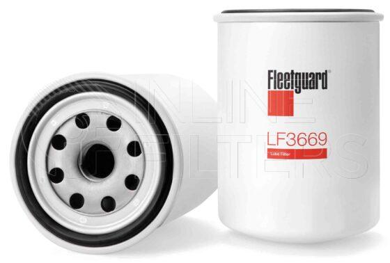 Fleetguard LF3669. Main Cross Reference is Mazda SL5114V61. Fleetguard Part Type: LF_SPIN.