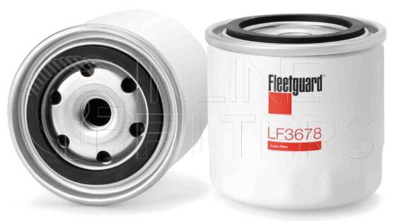 Fleetguard LF3678. Lube Filter Product – Brand Specific Fleetguard – Spin On Product Fleetguard filter product Lube Filter. Main Cross Reference is Lombardini 270217528. Flow Direction: Outside In. Fleetguard Part Type: LF_SPIN