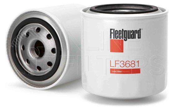 Fleetguard LF3681. Lube Filter Product – Brand Specific Fleetguard – Spin On Product Fleetguard filter product Lube Filter. For Upgrade use LF16002. Main Cross Reference is Ford F1AZ6731A. Fleetguard Part Type LFSPINFL