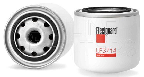 Fleetguard LF3714. Lube Filter. Main Cross Reference is Renault 7700073302. Fleetguard Part Type: LF_SPIN.