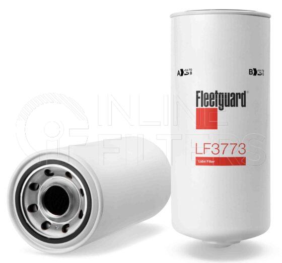 Fleetguard LF3773. Lube Filter Product – Brand Specific Fleetguard – Spin On Product Fleetguard filter product Lube Filter. For Standard version use LF3737. Main Cross Reference is Leyland Daf BL 1327672. Fleetguard Part Type LF_SPIN