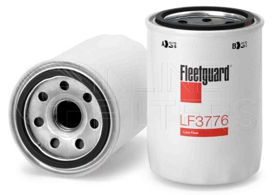 Fleetguard LF3776. Lube Filter. Main Cross Reference is Carrier Transicold 251503800. Fleetguard Part Type: LF_SPIN.