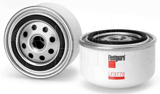 Fleetguard LF3778. Lube Filter Product – Brand Specific Fleetguard – Spin On Product Fleetguard filter product Lube Filter. Main Cross Reference is Lister Petter 75110620. Flow Direction: Outside In. Fleetguard Part Type: LF_SPIN