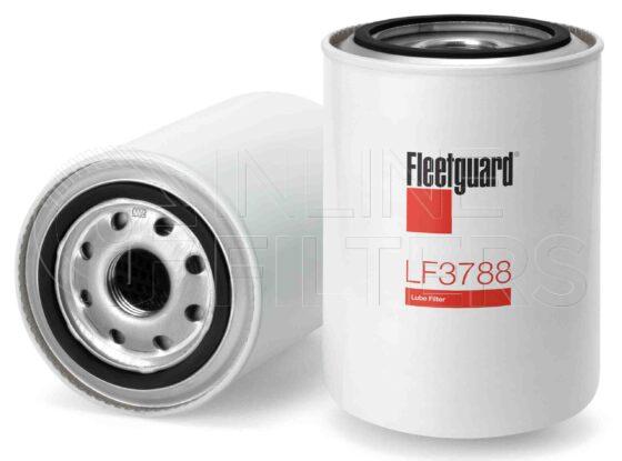 Fleetguard LF3788. Lube Filter Product – Brand Specific Fleetguard – Undefined Product Fleetguard filter product Lube Filter. For Standard version use LF654. Main Cross Reference is Massey Ferguson 1088209M91. Fleetguard Part Type LF