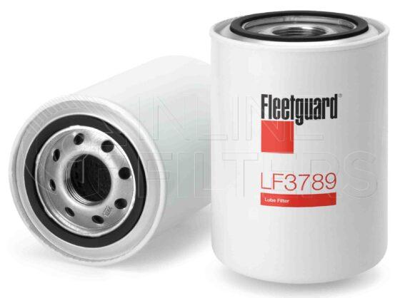 Fleetguard LF3789. Lube Filter Product – Brand Specific Fleetguard – Undefined Product Fleetguard filter product Lube Filter. For Standard version use LF3342. Main Cross Reference is Vauxhall GM 25011153. Fleetguard Part Type LF