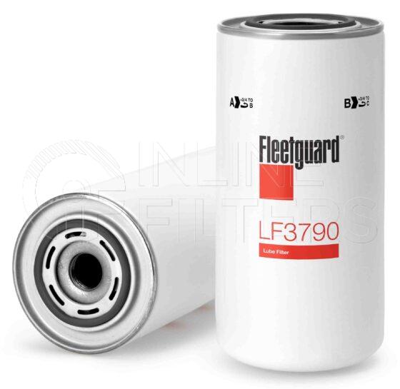 Fleetguard LF3790. Lube Filter. Main Cross Reference is Leyland Daf BL 1306549. Fleetguard Part Type: LF_SPIN.
