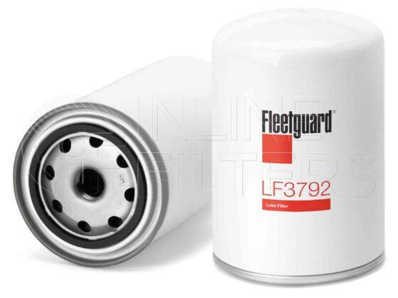 Fleetguard LF3792. Lube Filter. Main Cross Reference is Linde Lansing 9830608. Fleetguard Part Type: LF_SPIN.