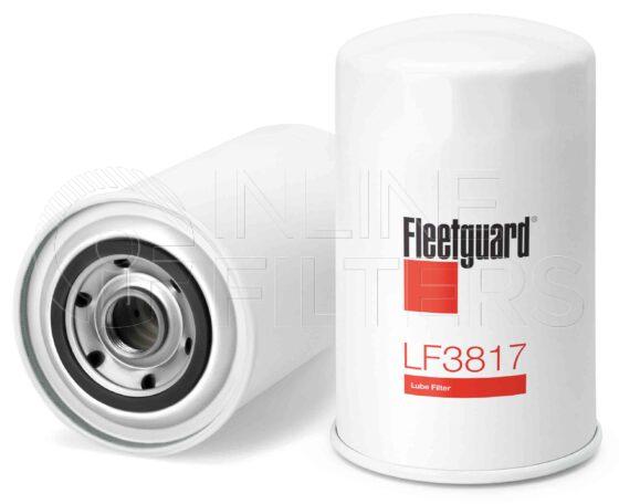 Fleetguard LF3817. Lube Filter. Main Cross Reference is Mitsubishi ME088532. Fleetguard Part Type: LF.