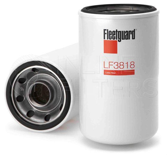 Fleetguard LF3818. Lube Filter. Main Cross Reference is Hino 156072050. Fleetguard Part Type: LF.