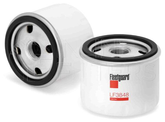 Fleetguard LF3848. Lube Filter Product – Brand Specific Fleetguard – Spin On Product Fleetguard filter product Lube Filter. Main Cross Reference is Deutz AG Fahr KHD 1180815. Flow Direction: Outside In. Fleetguard Part Type: LFSPINBY