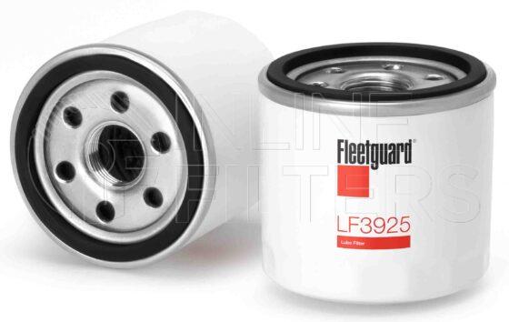 Fleetguard LF3925. Lube Filter Product – Brand Specific Fleetguard – Spin On Product Fleetguard filter product Lube Filter. Main Cross Reference is Kubota 1585399170. Flow Direction: Outside In. Fleetguard Part Type: LF_SPIN