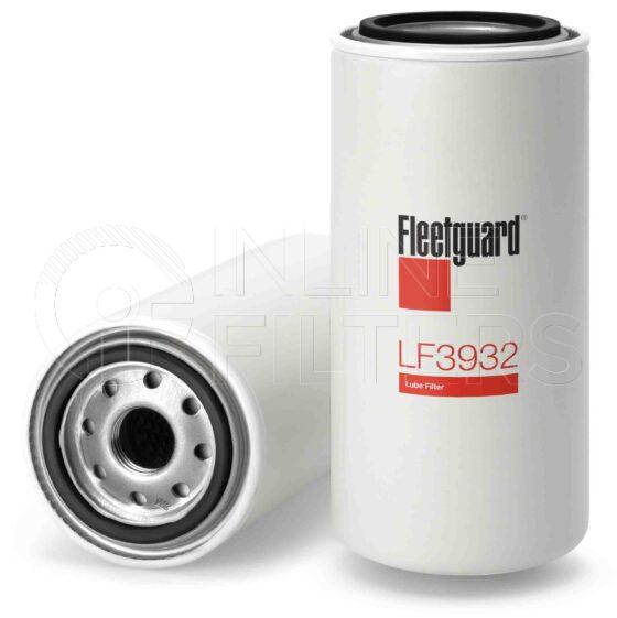 Fleetguard LF3932. Lube Filter. Main Cross Reference is Nissan 1520929D00. Fleetguard Part Type: LF.