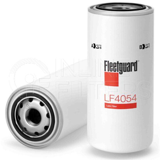 Fleetguard LF4054. Lube Filter Product – Brand Specific Fleetguard – Spin On Product Fleetguard filter product Lube Filter. For Upgrade use LF3687. Main Cross Reference is Mann and Hummel W962. Fleetguard Part Type: LF_SPIN. Comments: For removal nut see LF3625