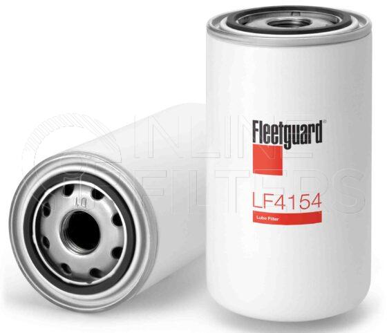 Fleetguard LF4154. Lube Filter. Main Cross Reference is Iveco 1161934. Fleetguard Part Type: LF_SPIN.