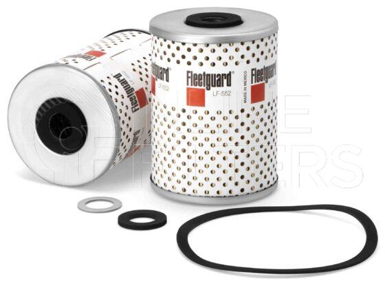 Fleetguard LF552. Lube Filter Product – Brand Specific Fleetguard – Cartridge Product Fleetguard filter product Lube Filter. For Service Part use 250394S. Main Cross Reference is Ford B8C6731A. Fleetguard Part Type LF_CART