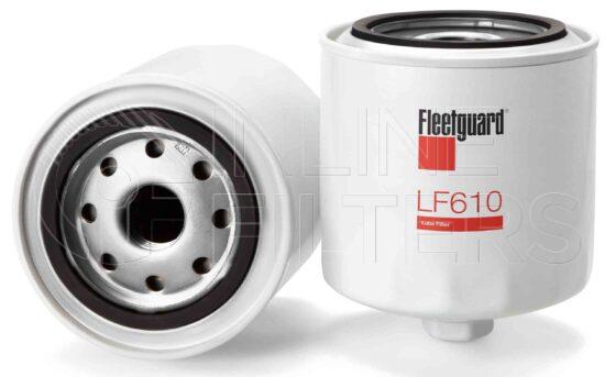 Fleetguard LF610. Lube Filter. Main Cross Reference is Caterpillar 2S5262. Fleetguard Part Type: LF_SPIN.